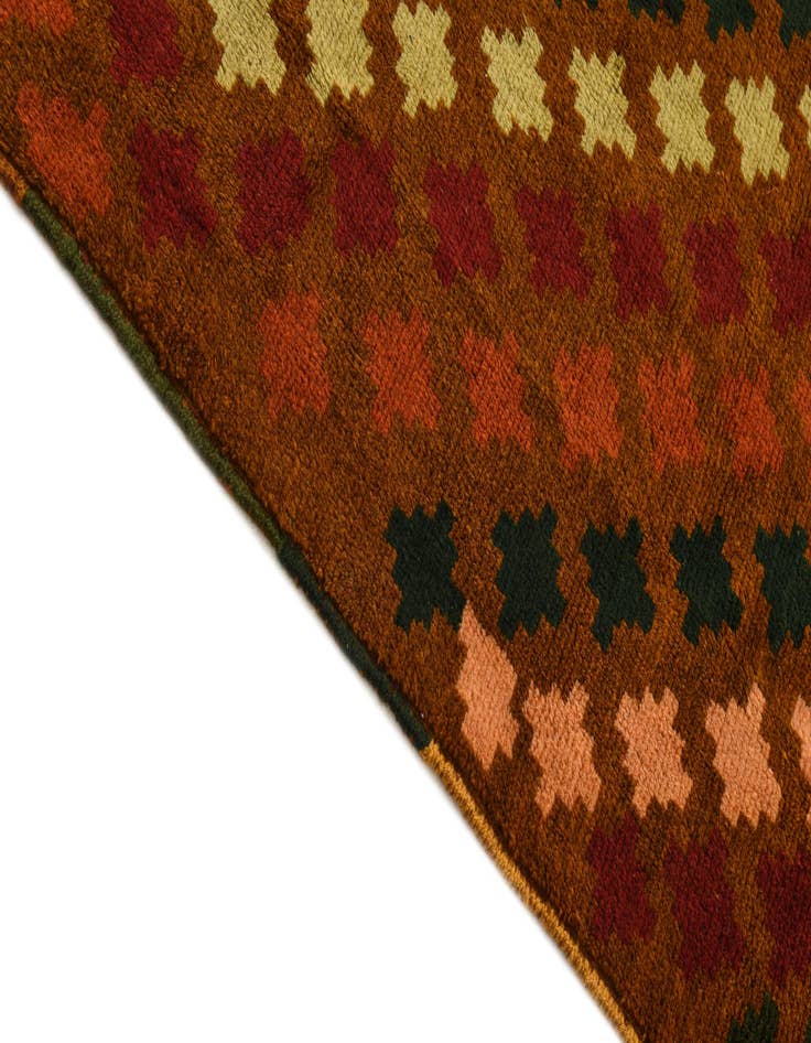 Detail image of  6' 6 x 8' 4  Hand Knotted Balouch Wool Rug