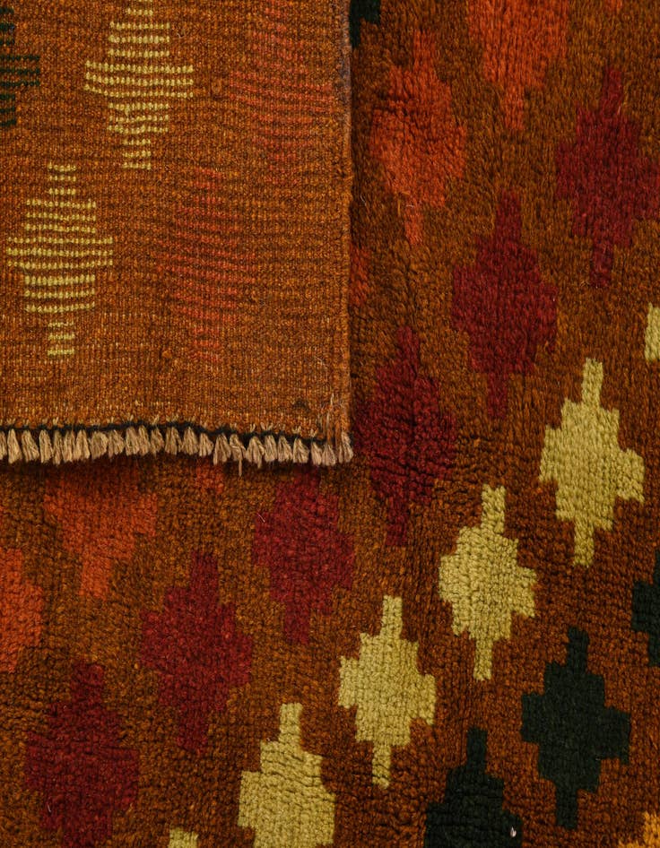 Detail image of  6' 6 x 8' 4  Hand Knotted Balouch Wool Rug