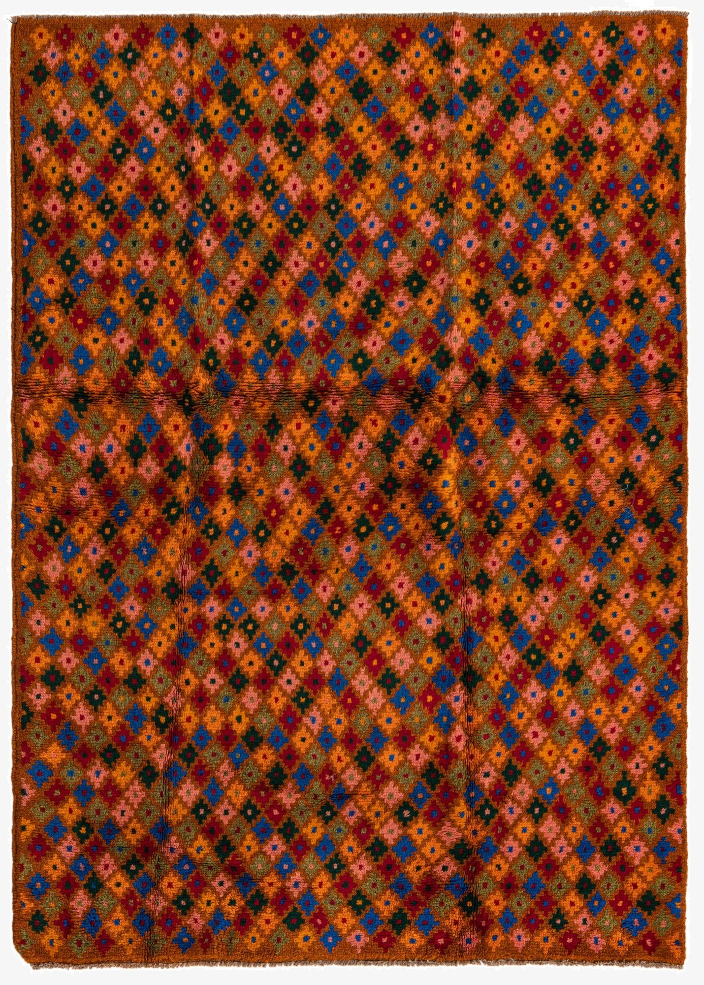  3' 9 x 5' 8  Hand Knotted Balouch Wool Rug