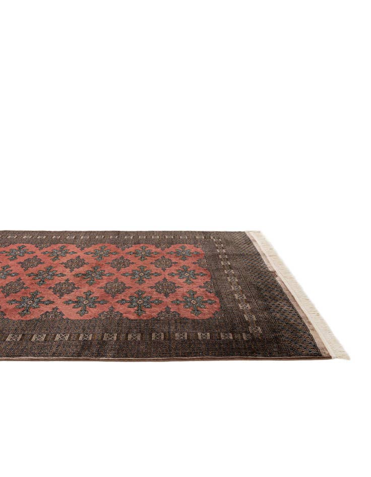 Detail image of  7' 5 x 10'  Hand Knotted Bokhara Oriental Wool Rug