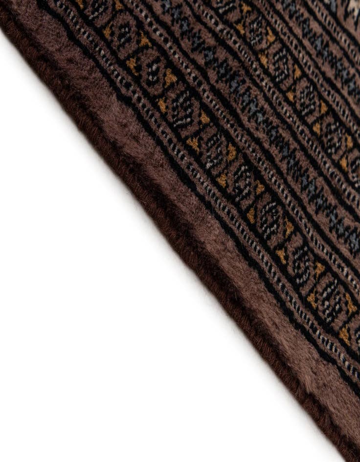 Detail image of  7' 4 x 9' 10  Hand Knotted Bokhara Oriental Wool Rug