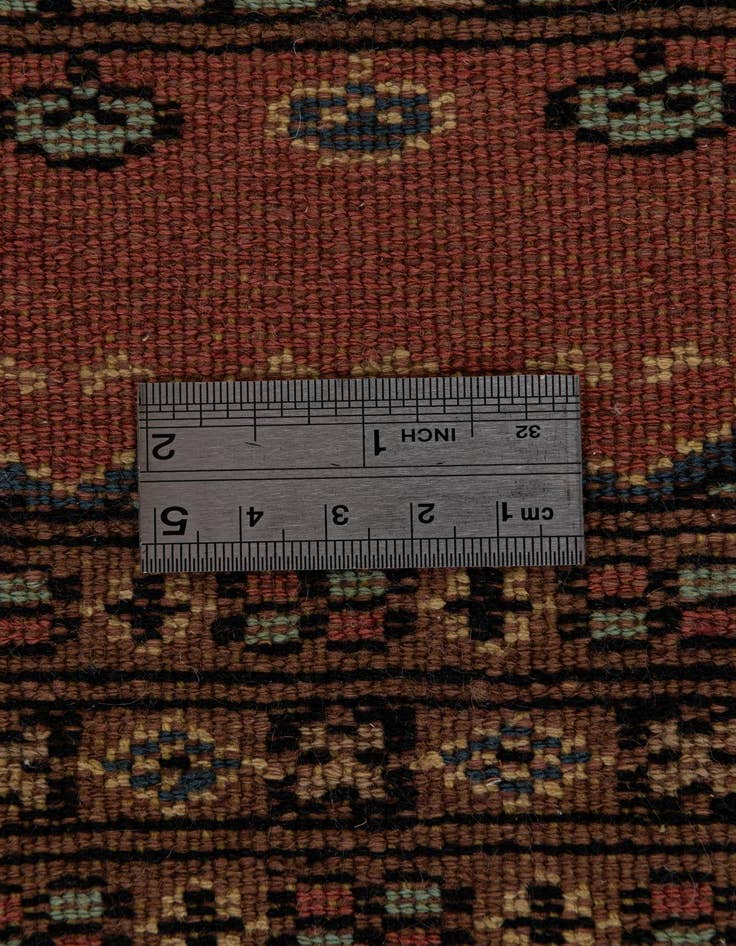 Detail image of  8' x 9' 7  Hand Knotted Bokhara Oriental Rug