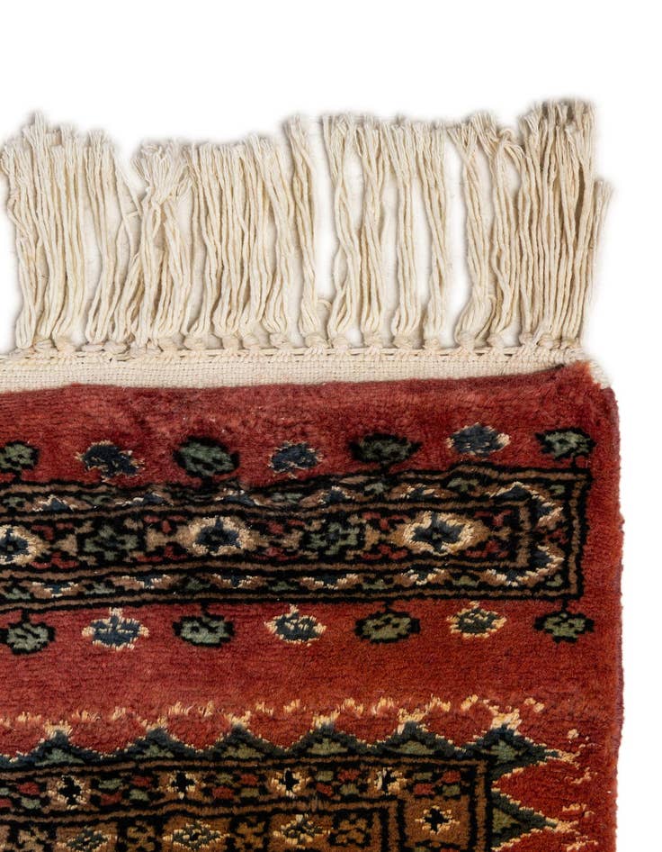 Detail image of  8' x 9' 7  Hand Knotted Bokhara Oriental Rug