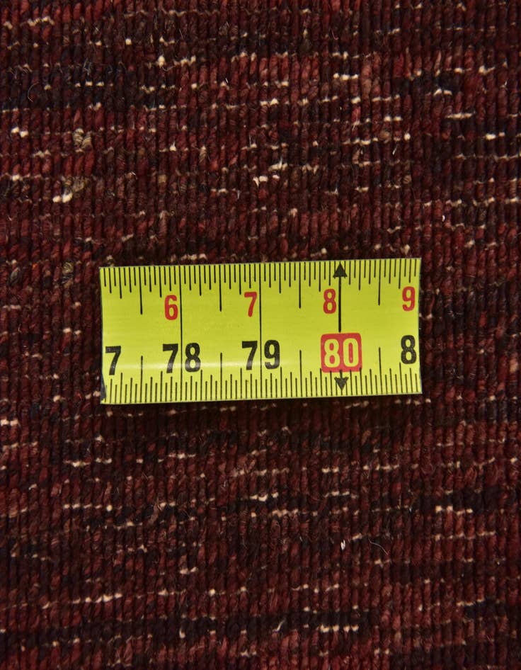 Detail image of  6' 4 x 9' 3  Hand Knotted Kashkuli Gabbeh Wool Rug