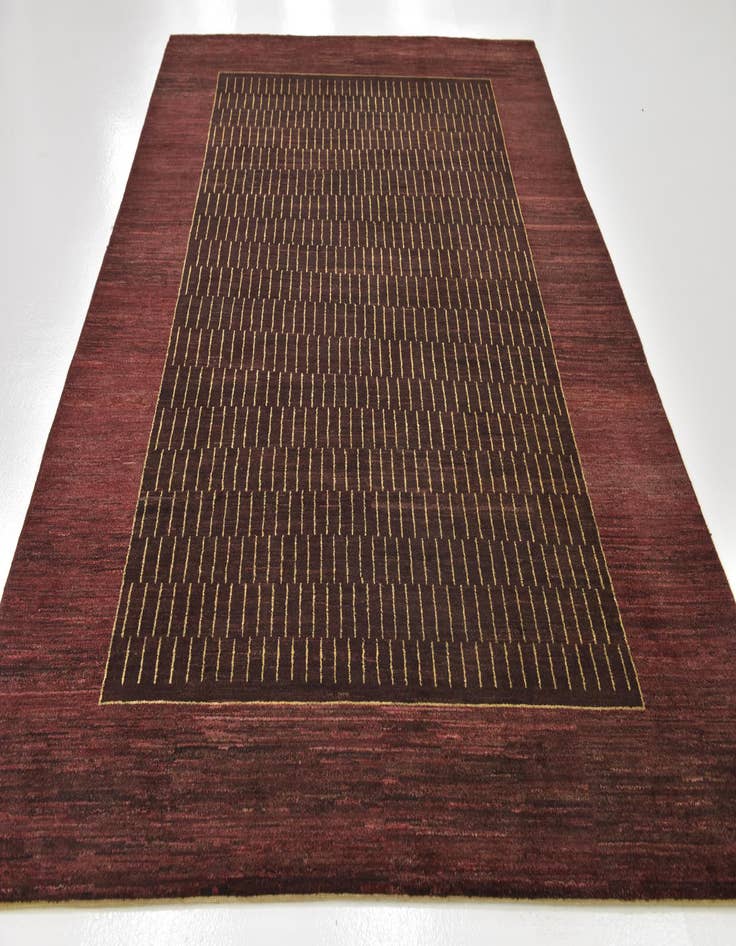 Detail image of  6' 4 x 9' 3  Hand Knotted Kashkuli Gabbeh Wool Rug