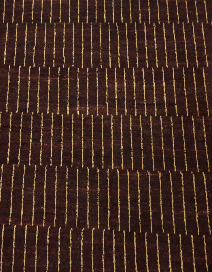 Detail image of  6' 4 x 9' 3  Hand Knotted Kashkuli Gabbeh Wool Rug