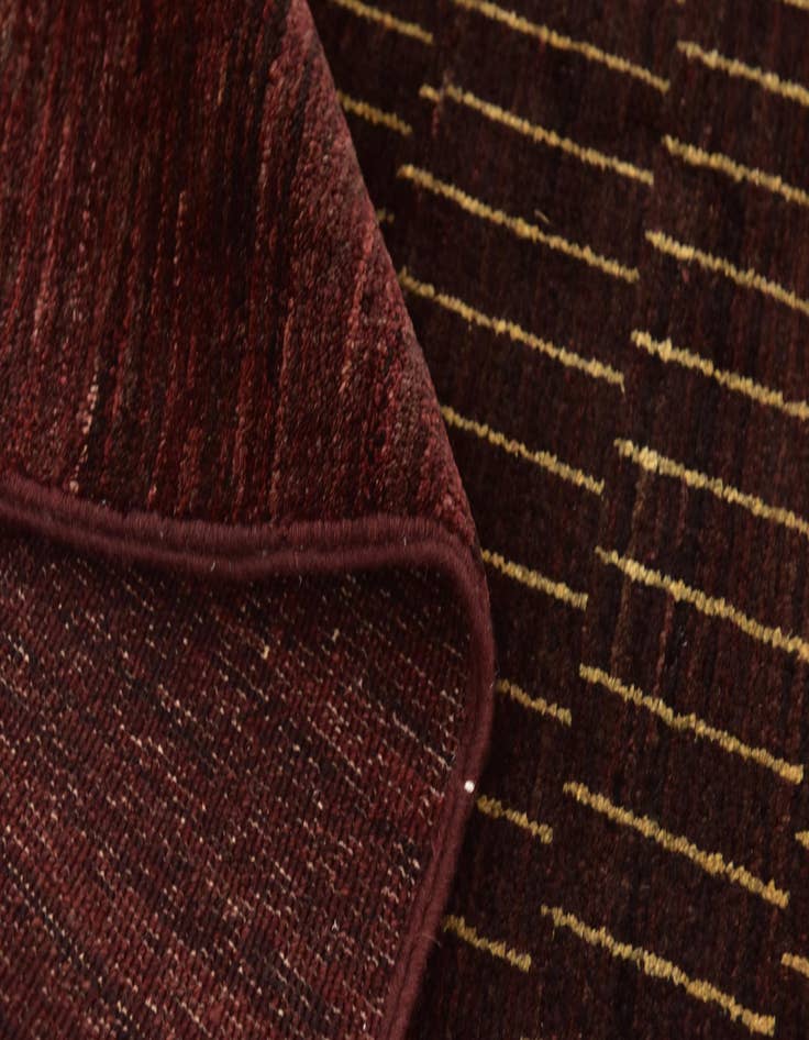 Detail image of  6' 4 x 9' 3  Hand Knotted Kashkuli Gabbeh Wool Rug