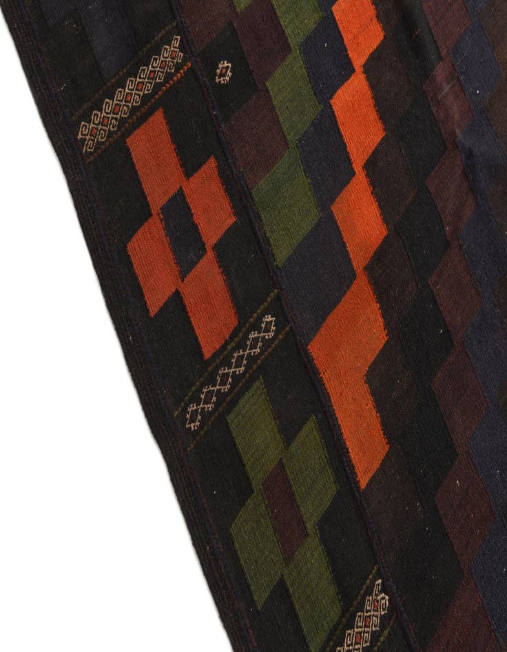 Detail image of  10' x 15' 9  Hand Woven Kilim Afghan Wool Rug