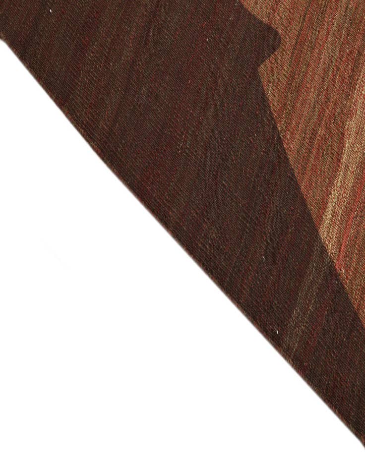 Detail image of  6' 3 x 9'  Hand Woven Kilim Modern Wool Rug