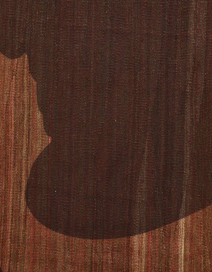 Detail image of  6' 3 x 9'  Hand Woven Kilim Modern Wool Rug