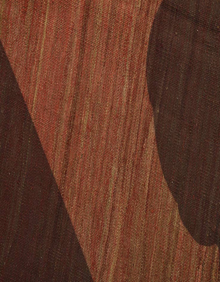 Detail image of  6' 3 x 9'  Hand Woven Kilim Modern Wool Rug