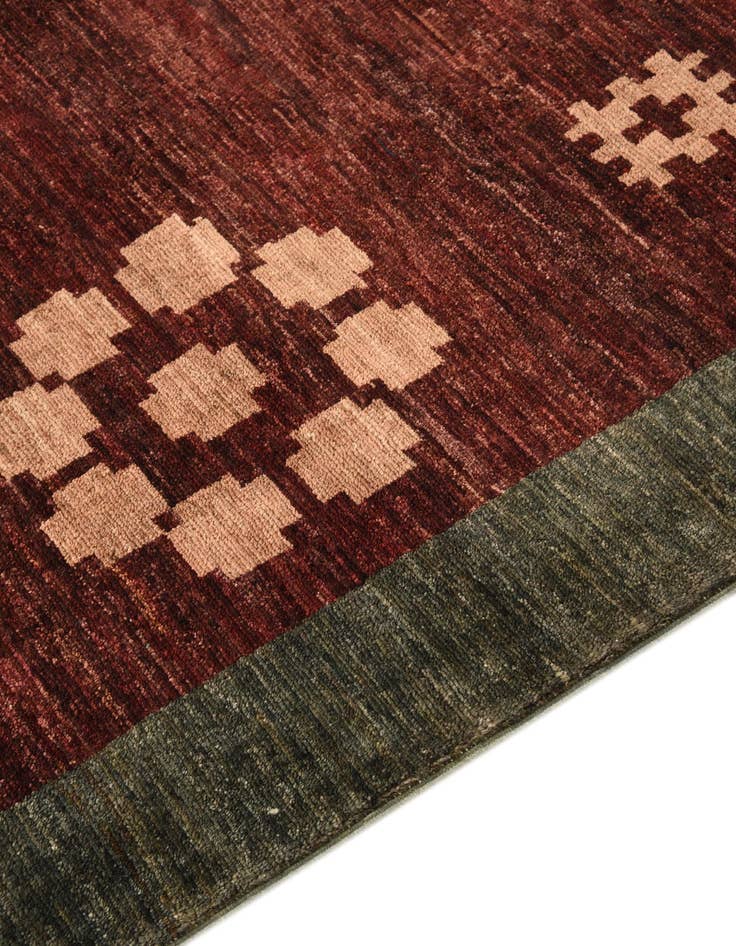 Detail image of  5' x 6' 5  Hand Knotted Modern Ziegler Rug