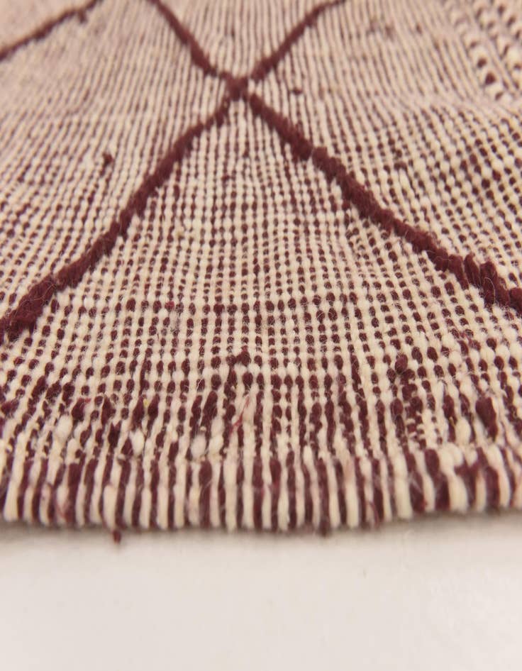 Detail image of  3' 9 x 6' 10  Hand Knotted Moroccan Wool Rug