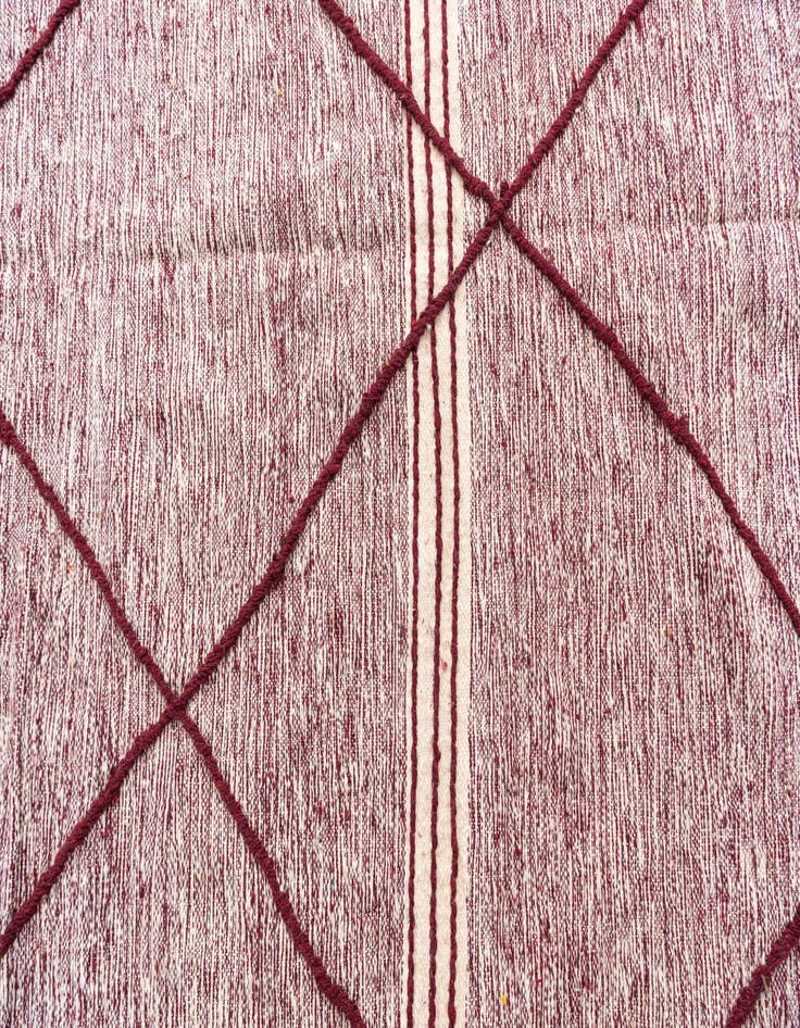 Detail image of  6' x 9' 8  Hand Knotted Moroccan Wool Rug