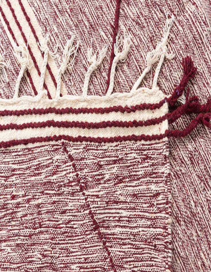 Detail image of  6' x 9' 8  Hand Knotted Moroccan Wool Rug