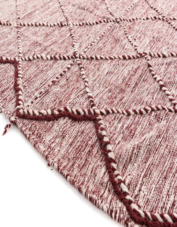 Detail image of  6' 6 x 10'  Hand Knotted Moroccan Wool Rug