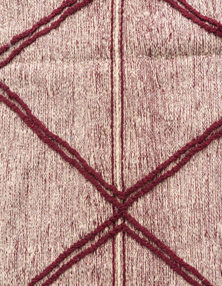 Detail image of  6' 5 x 9' 8  Hand Knotted Moroccan Wool Rug