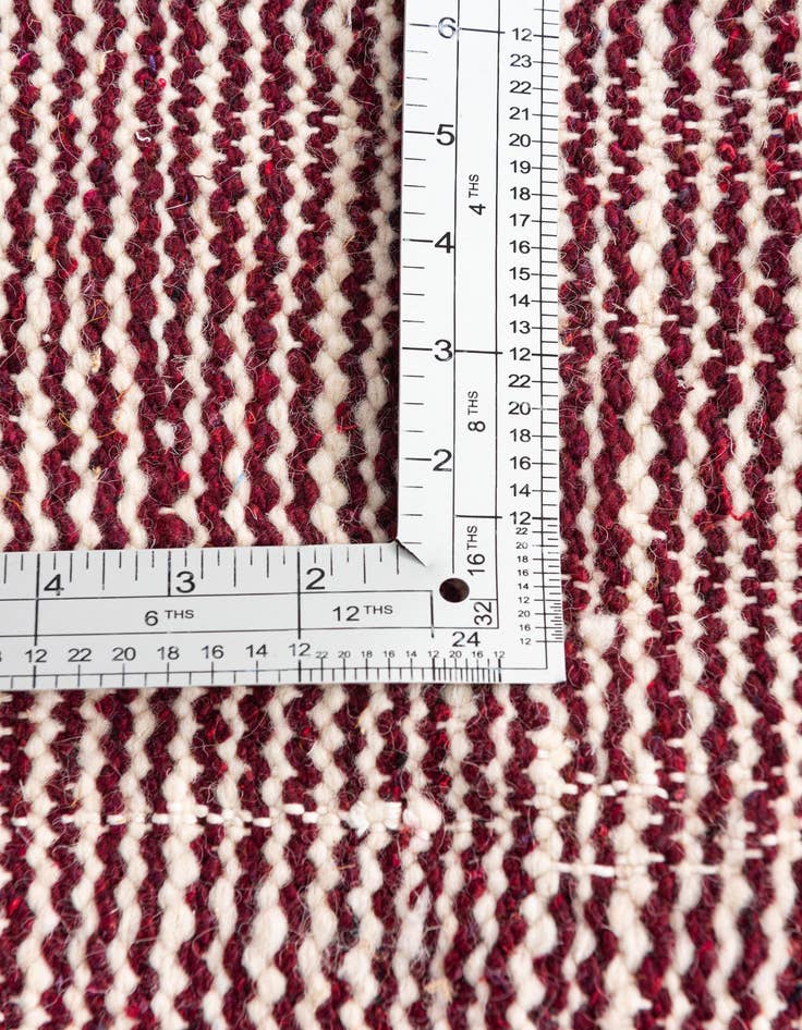 Detail image of  6' 7 x 9' 10  Hand Knotted Moroccan Wool Rug