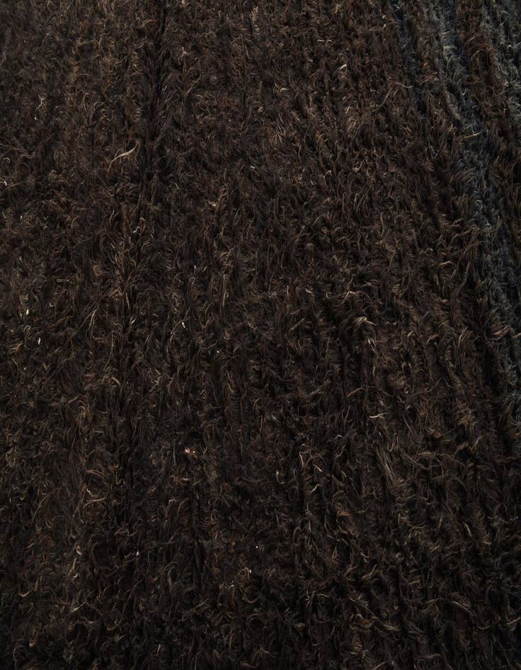 Detail image of  7' 1 x 10' 10  Hand Knotted Moroccan Wool Rug