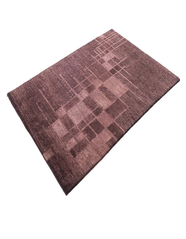 Detail image of  4' 6 x 6' 4  Hand Knotted Nepal Wool Rug