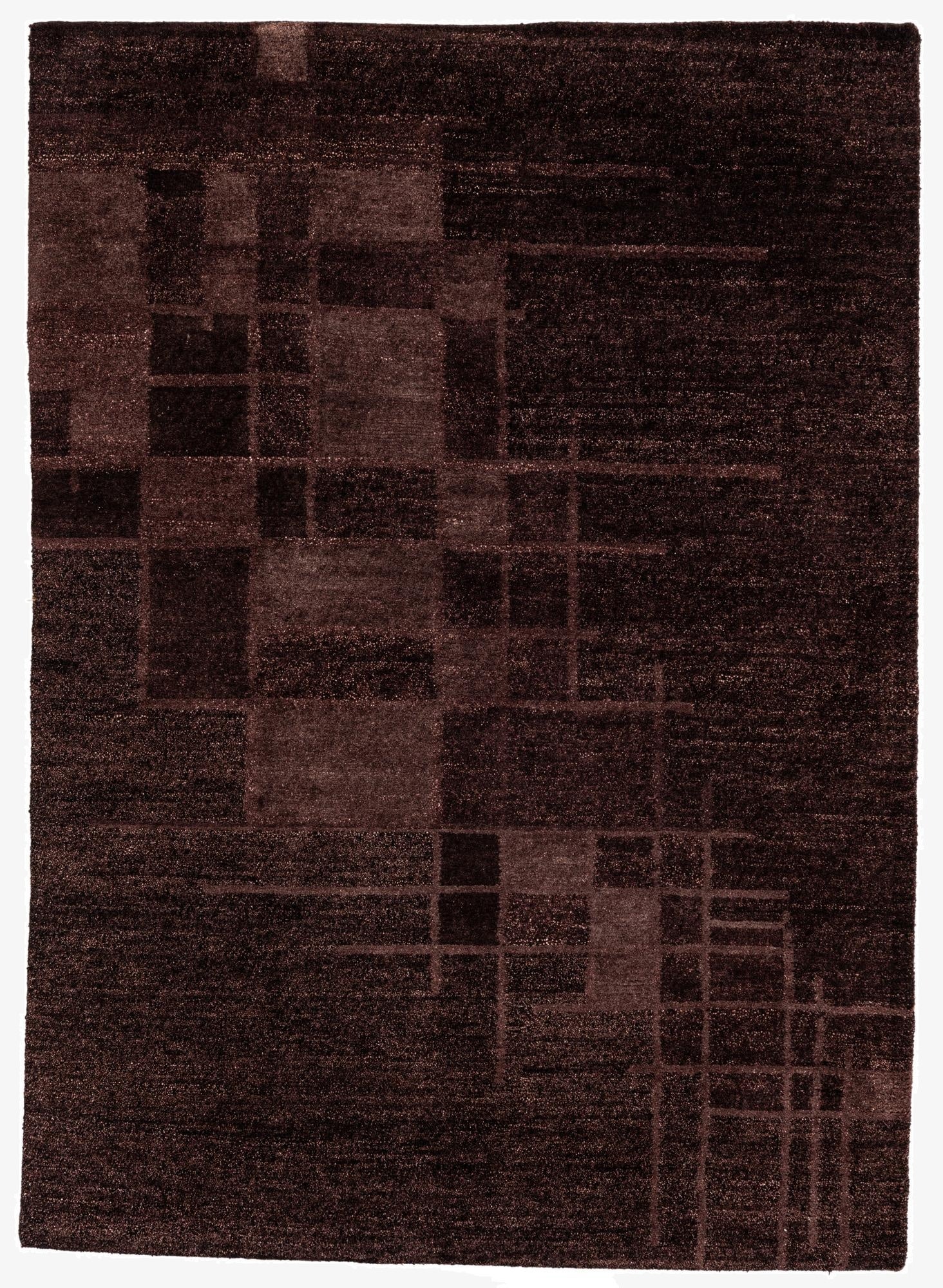  4' 6 x 6' 4  Hand Knotted Nepal Wool Rug