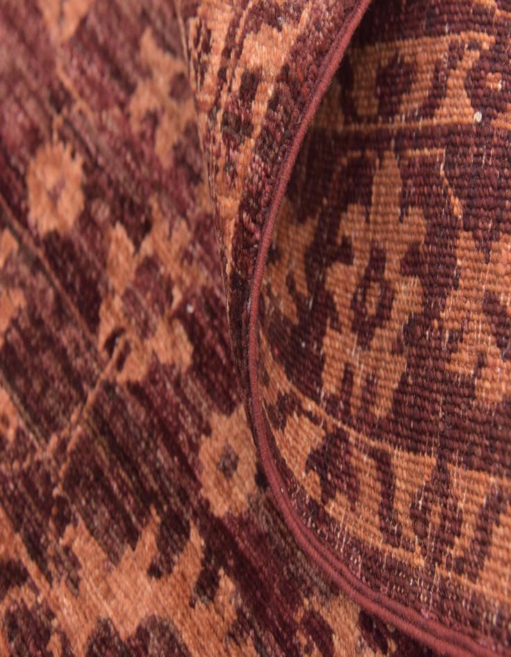 Detail image of  2' 7 x 4'  Hand Knotted Peshawar Ziegler Rug