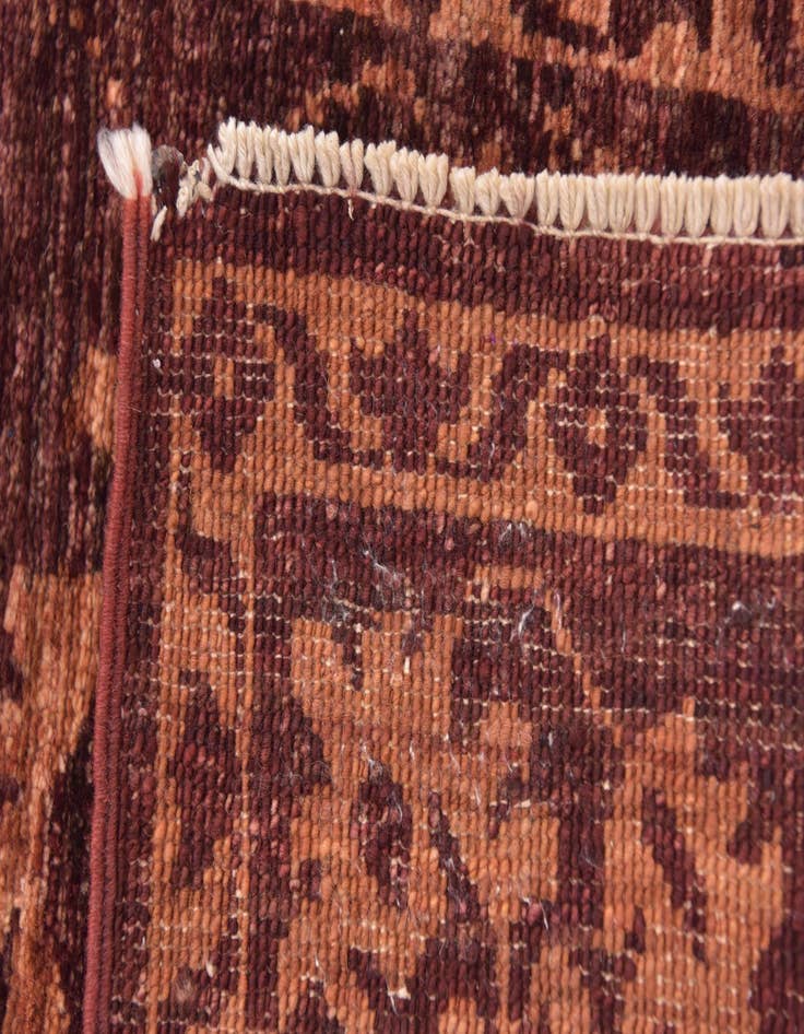 Detail image of  2' 7 x 4'  Hand Knotted Peshawar Ziegler Rug