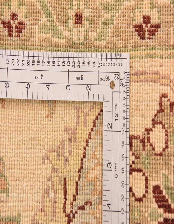 Detail image of  7' 3 x 10' 4  Hand Knotted Peshawar Ziegler Rug