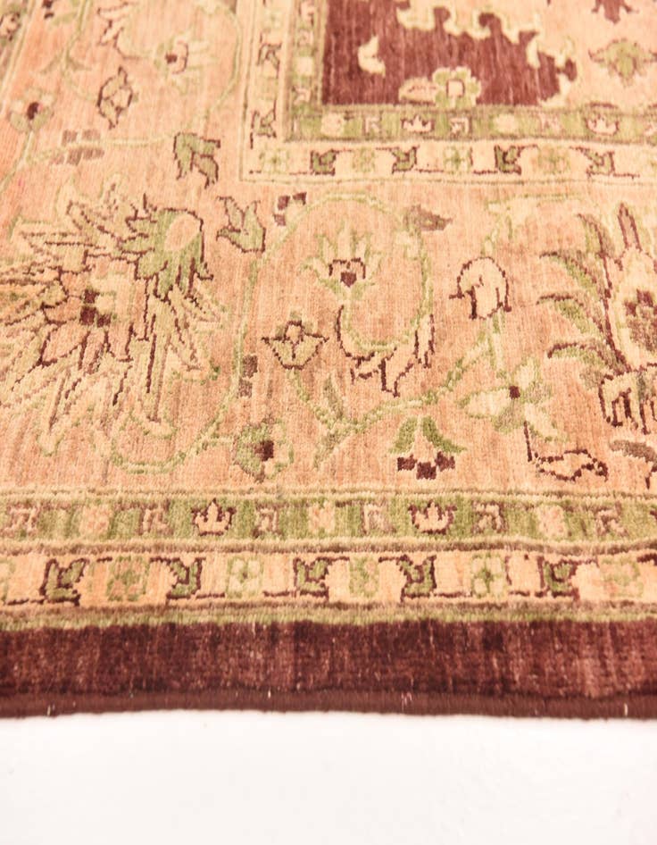 Detail image of  8' 2 x 9' 11  Hand Knotted Peshawar Ziegler Rug