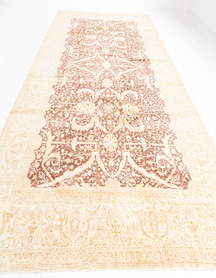 Detail image of  11' 9 x 17' 10  Hand Knotted Peshawar Ziegler Oriental Rug