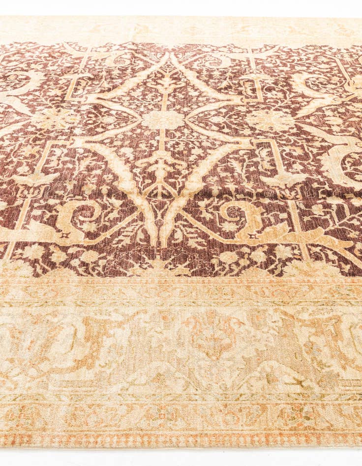 Detail image of  11' 9 x 17' 10  Hand Knotted Peshawar Ziegler Oriental Rug