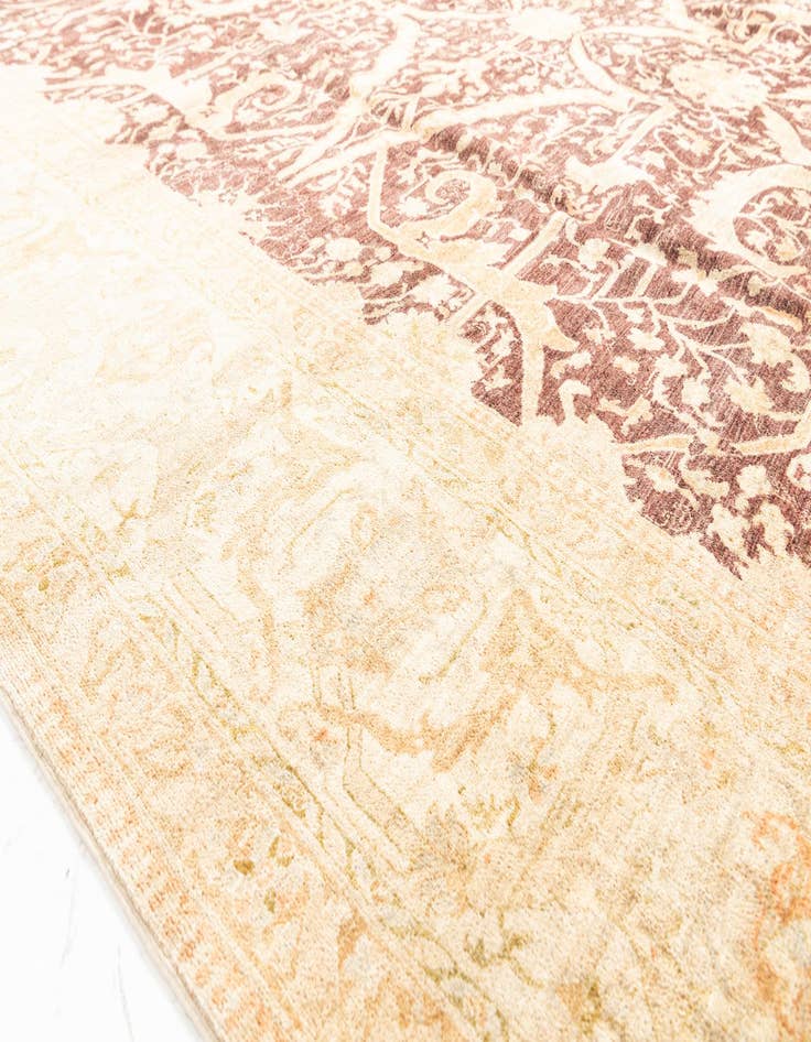 Detail image of  11' 9 x 17' 10  Hand Knotted Peshawar Ziegler Oriental Rug