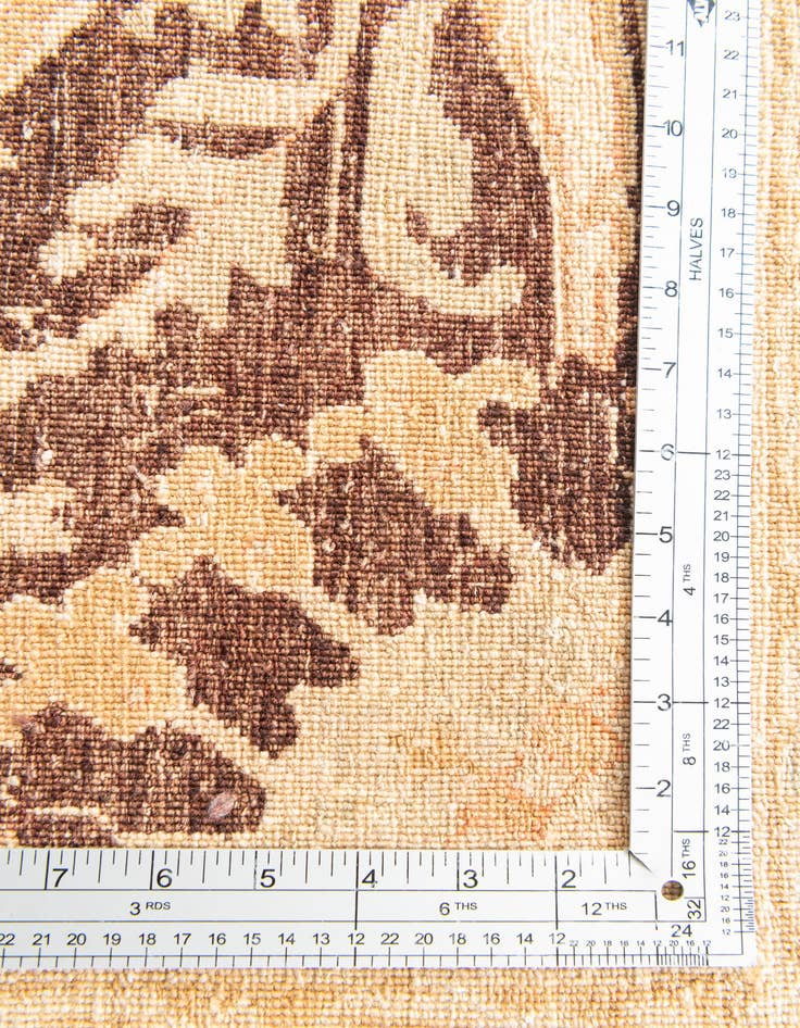 Detail image of  11' 9 x 17' 10  Hand Knotted Peshawar Ziegler Oriental Rug