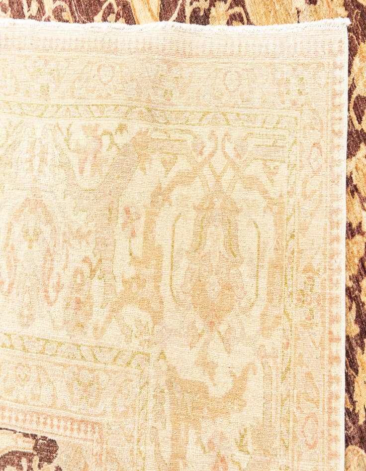Detail image of  11' 9 x 17' 10  Hand Knotted Peshawar Ziegler Oriental Rug