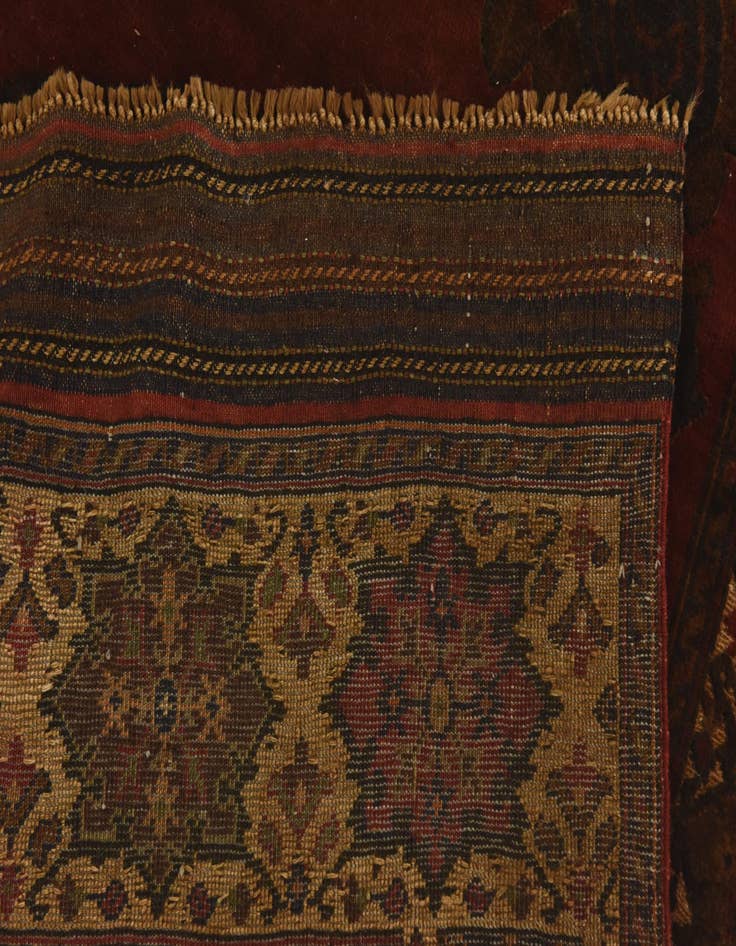 Detail image of  3' 10 x 6' 3  Hand Knotted Sumak Wool Rug