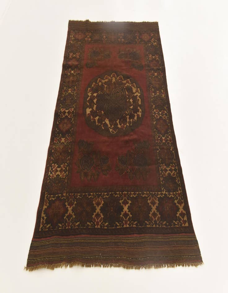 Detail image of  3' 10 x 6' 3  Hand Knotted Sumak Wool Rug