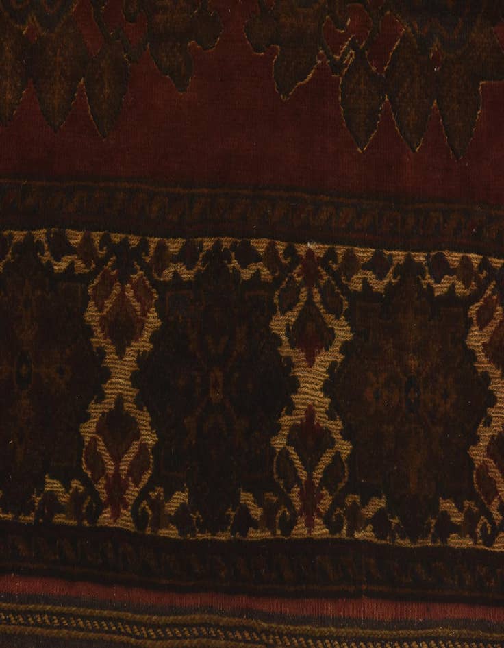Detail image of  3' 10 x 6' 3  Hand Knotted Sumak Wool Rug