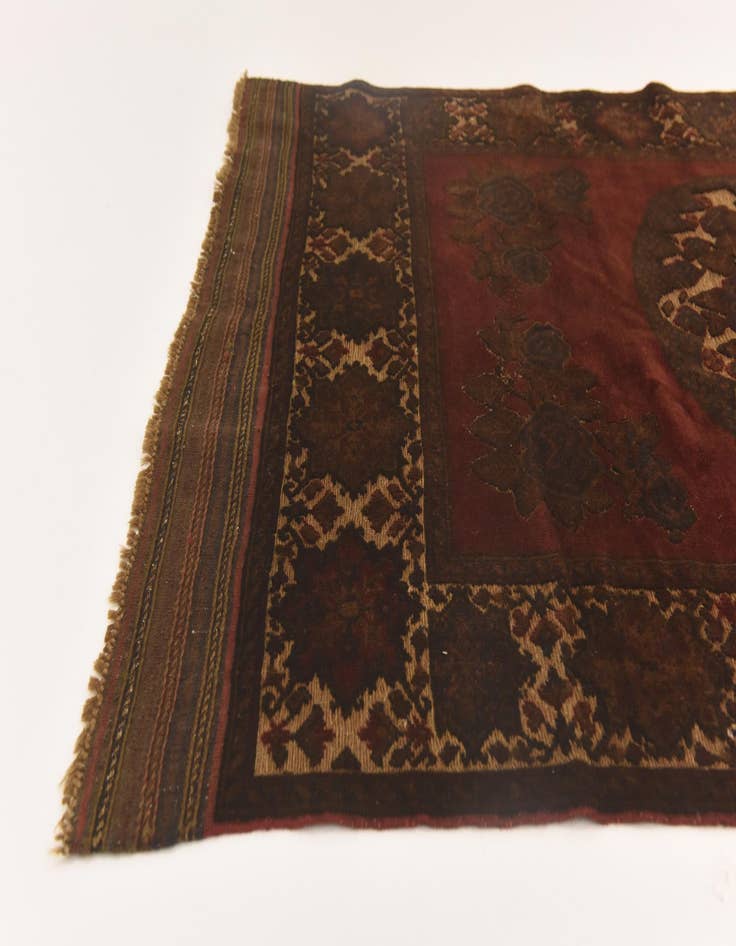 Detail image of  3' 10 x 6' 3  Hand Knotted Sumak Wool Rug