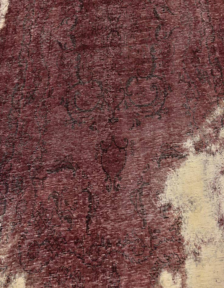 Detail image of  6' 10 x 9' 10  Hand Knotted Ultra Vintage Persian Wool Rug