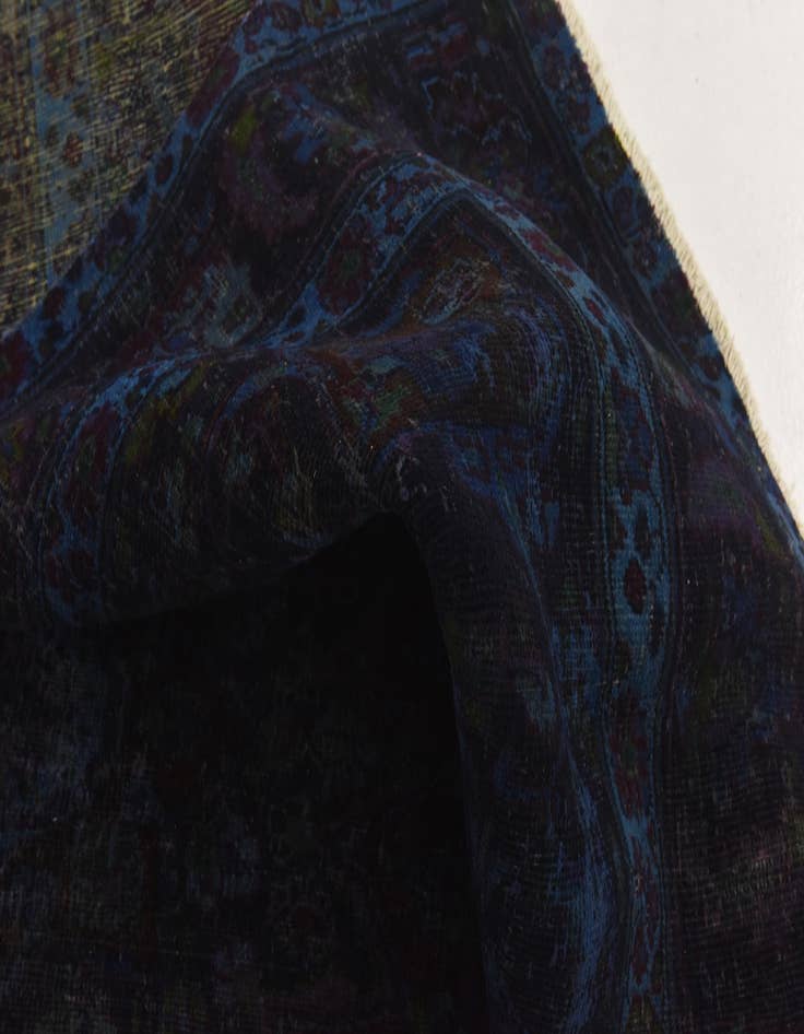 Detail image of  8' x 12'  Hand Knotted Ultra Vintage Persian Wool Rug