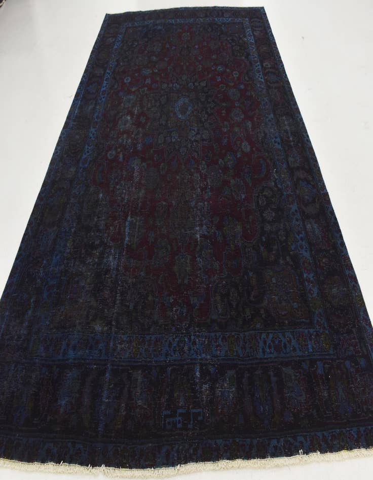 Detail image of  8' x 12'  Hand Knotted Ultra Vintage Persian Wool Rug