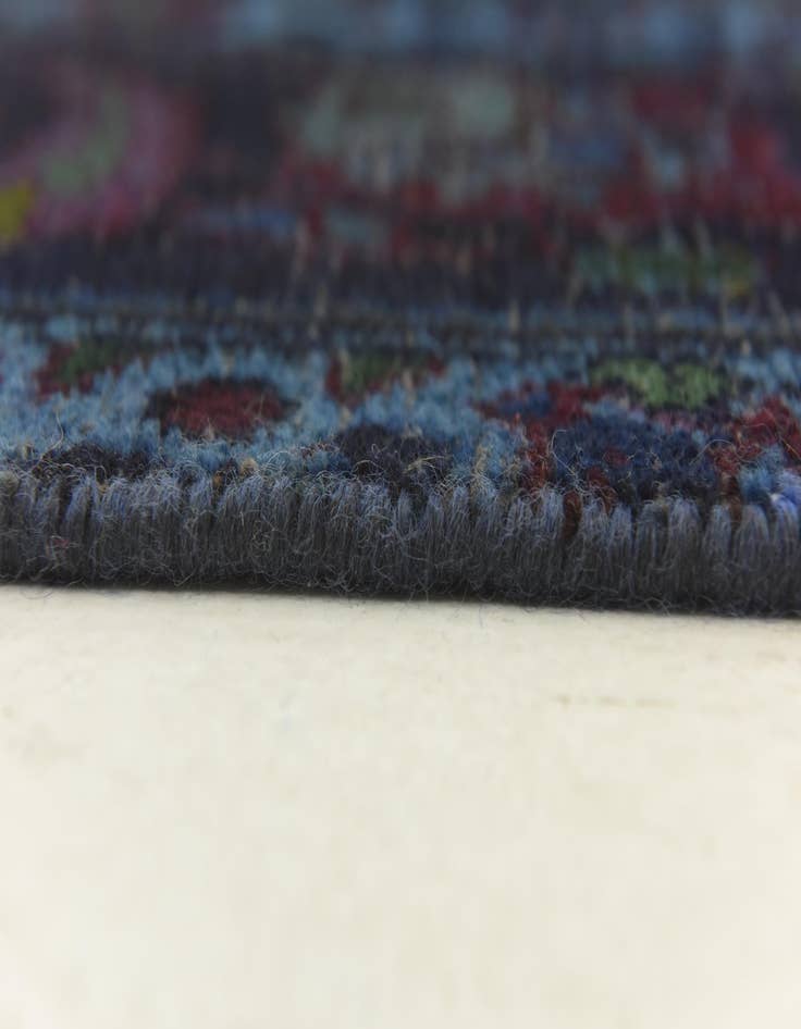 Detail image of  8' x 12'  Hand Knotted Ultra Vintage Persian Wool Rug