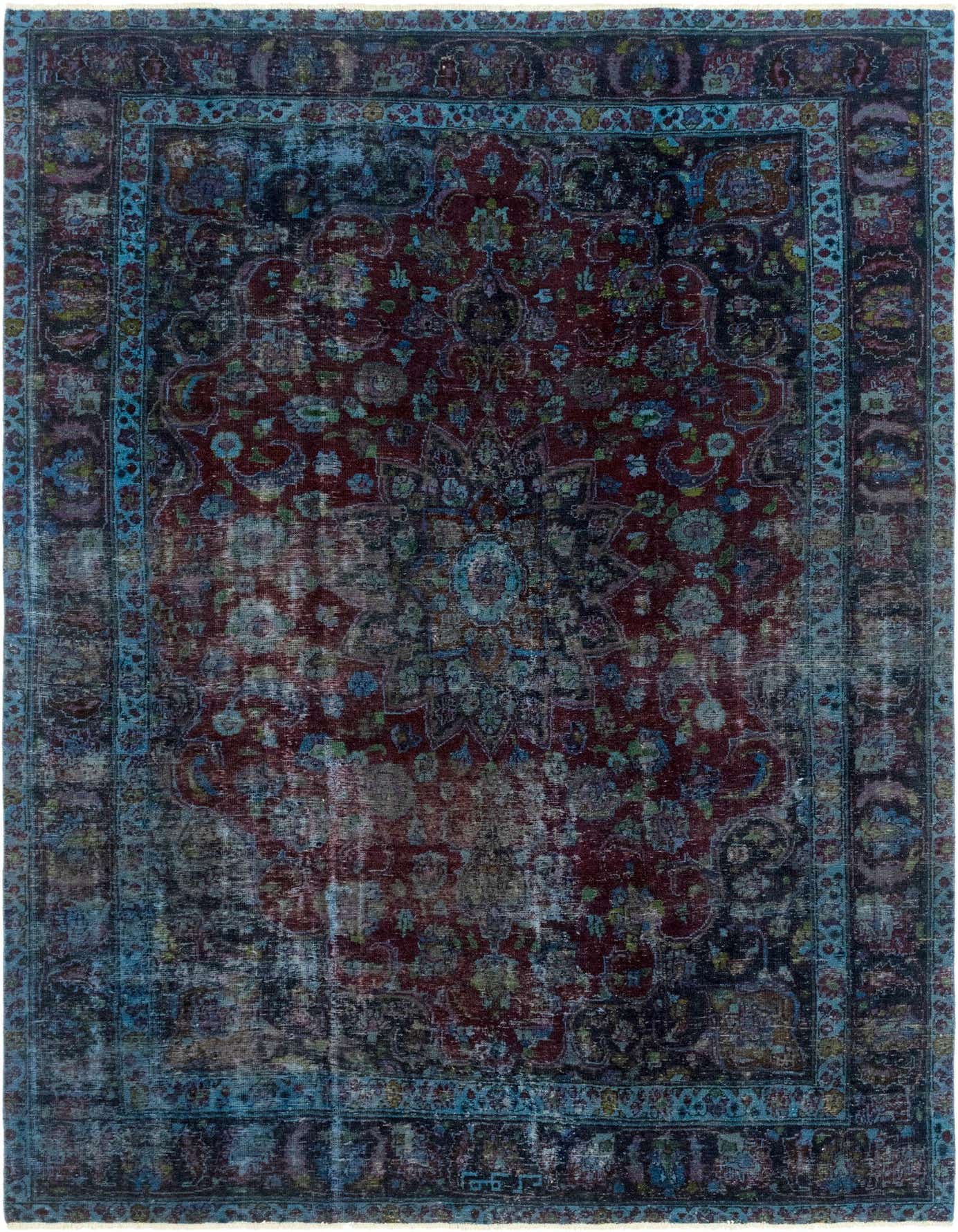Primary image  8' x 12'  Hand Knotted Ultra Vintage Persian Wool Rug