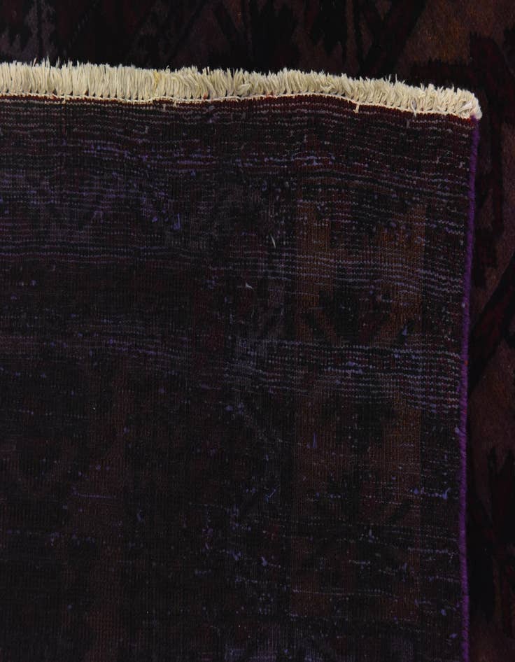 Detail image of  2' 4 x 4' 6  Hand Knotted Ultra Vintage Persian Wool Rug