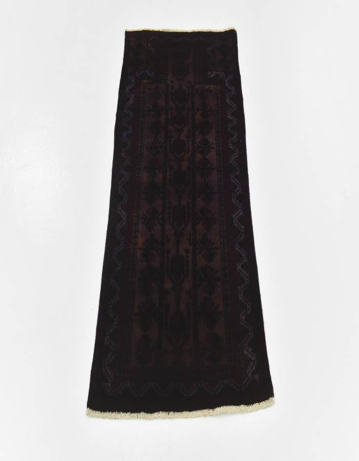 Detail image of  2' 4 x 4' 6  Hand Knotted Ultra Vintage Persian Wool Rug