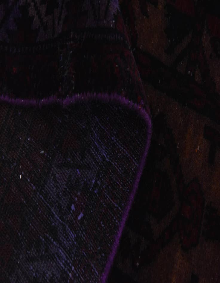 Detail image of  2' 4 x 4' 6  Hand Knotted Ultra Vintage Persian Wool Rug