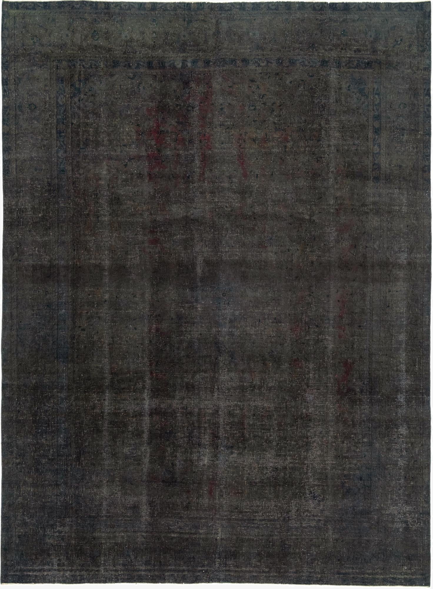  9' 2 x 12' 6  Hand Knotted Ultra Vintage Persian Wool Rug