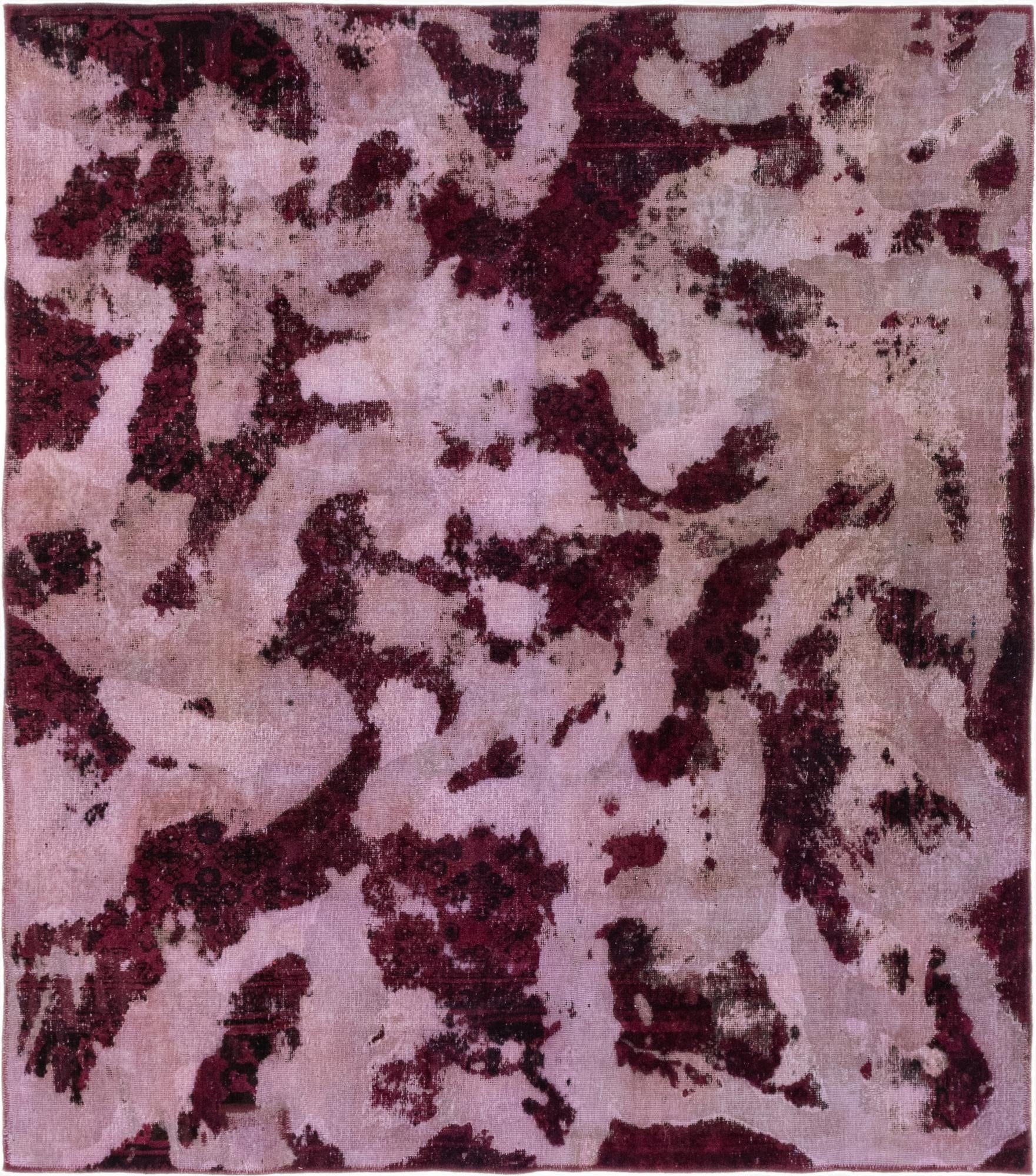  6' 5 x 7' 4  Hand Knotted Ultra Vintage Persian Wool Rug