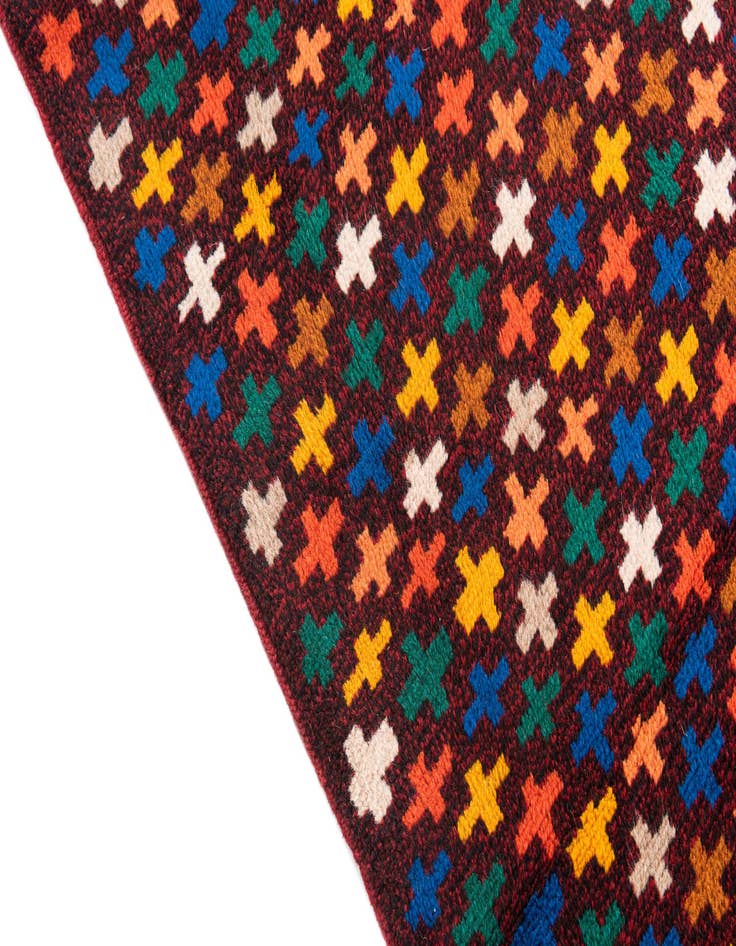 Detail image of  2' 9 x 9' 9  Hand Knotted Balouch Wool Runner Rug