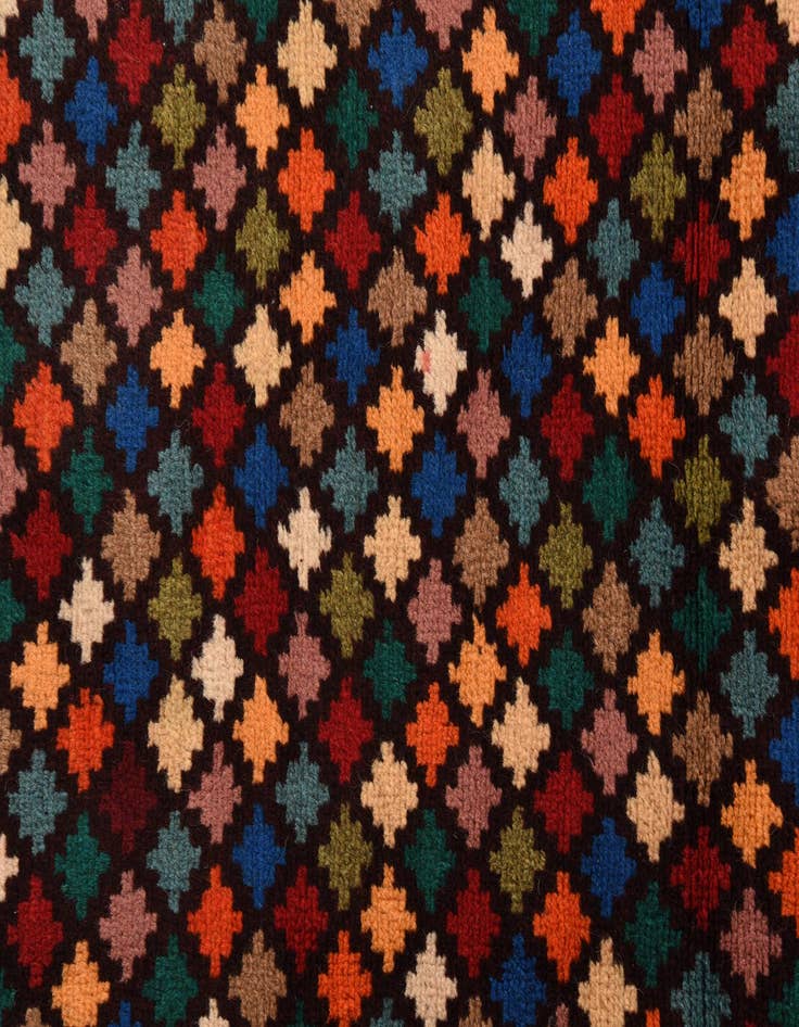 Detail image of  2' 8 x 9' 8  Hand Knotted Balouch Wool Runner Rug